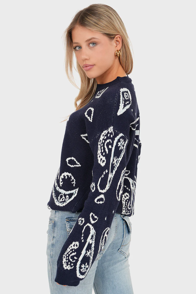 "Vera" Sweater navy - Image 5