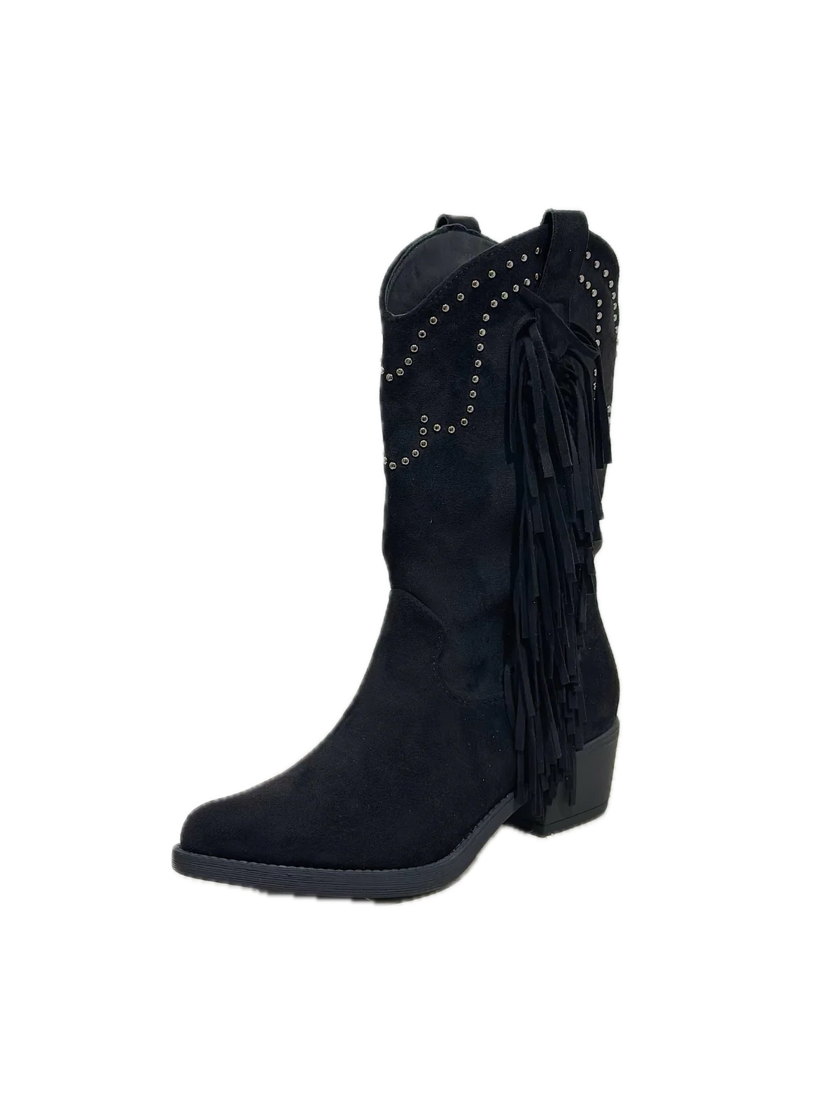"Western" boots black