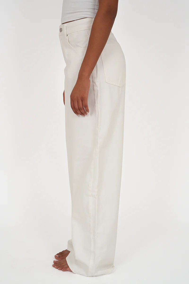 "Wide" leg jeans white tall - Image 5