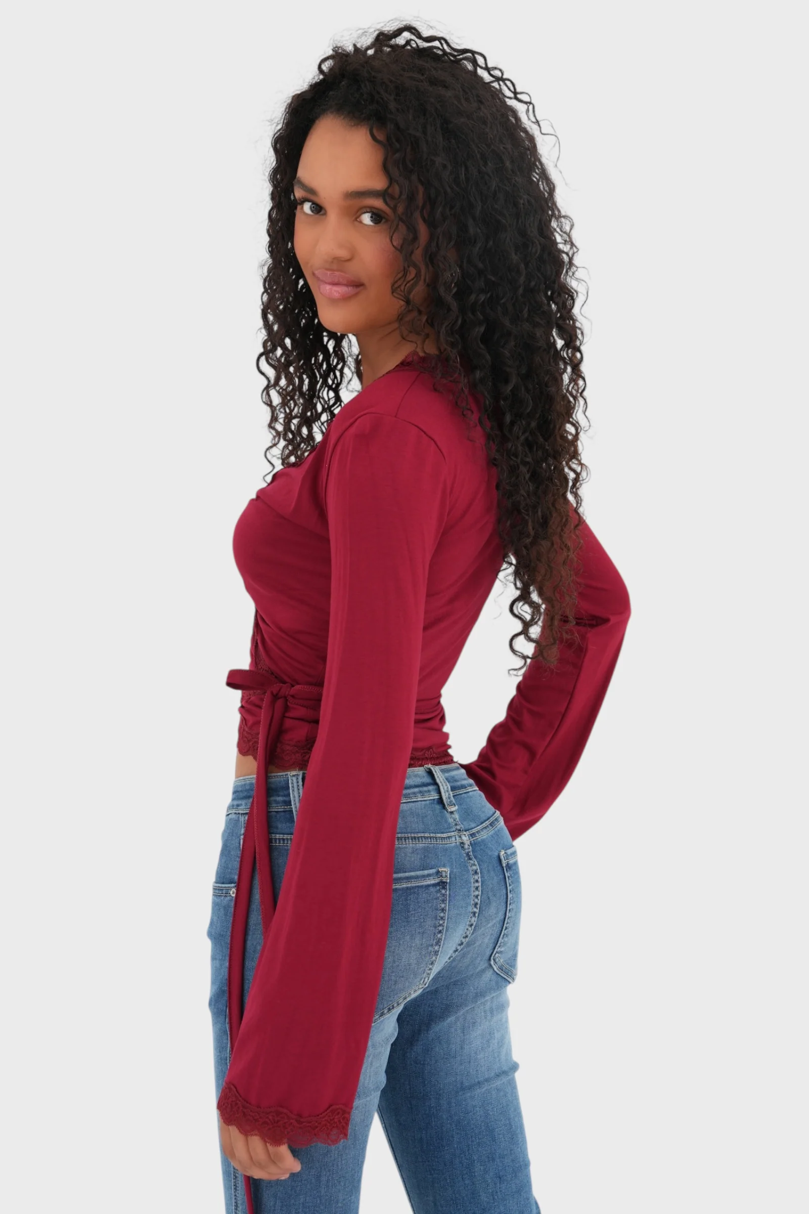 "Wiggle" top bordeaux - Image 3