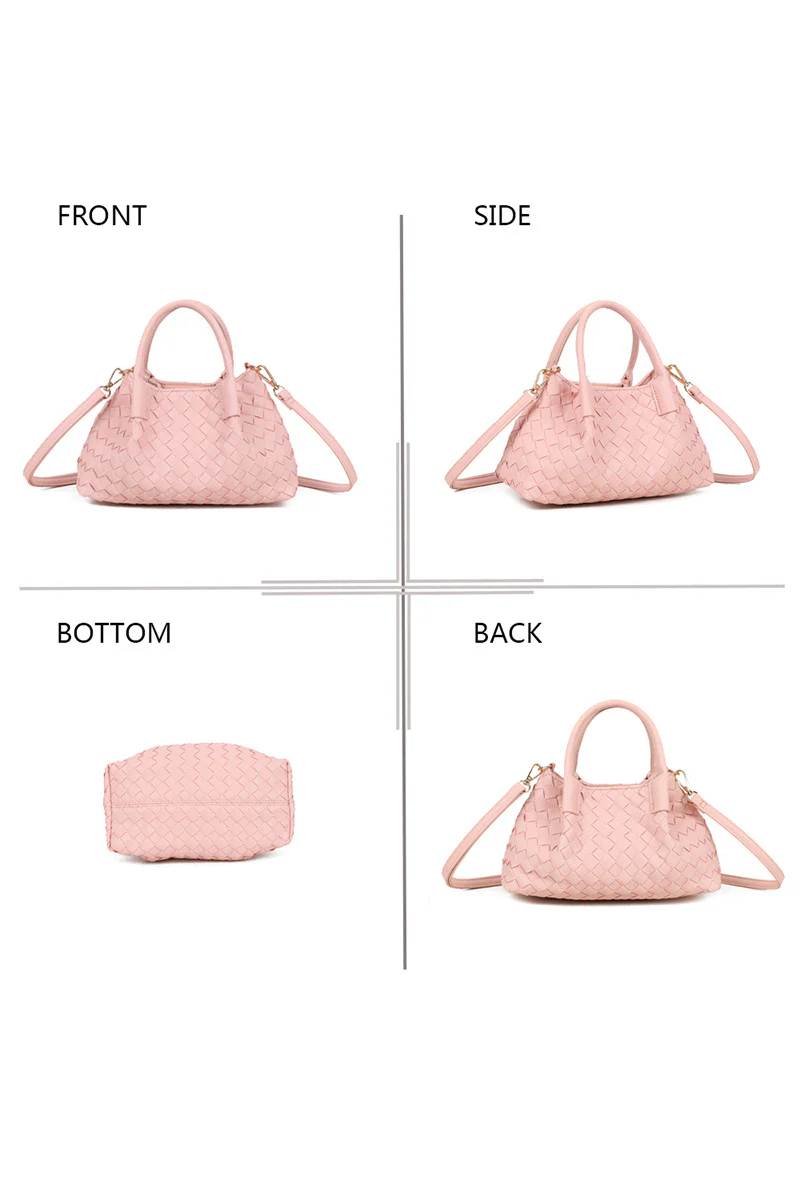 "Woven" bag pink - Image 2