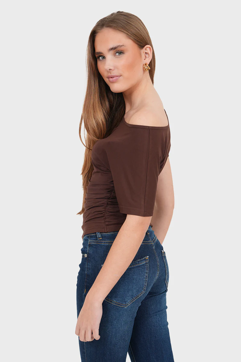 "Zara" top brown - Image 3