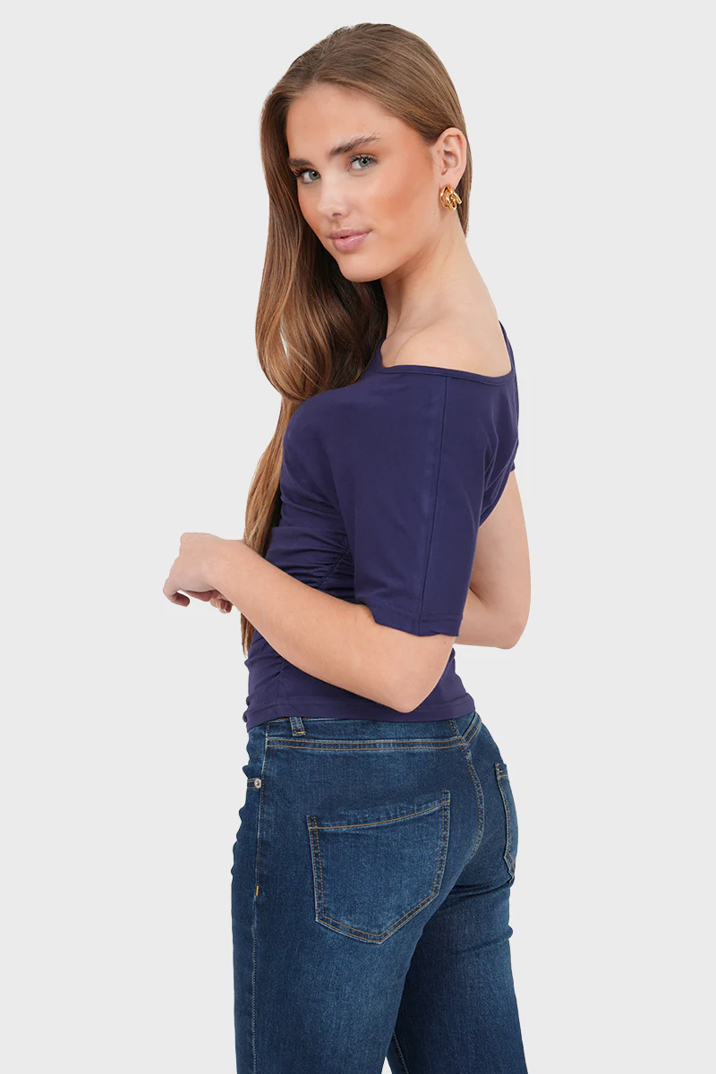 "Zara" top navy - Image 3