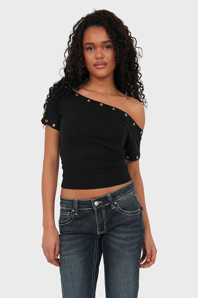 "Zaya" top black - Image 3