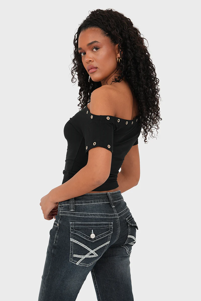"Zaya" top black - Image 4
