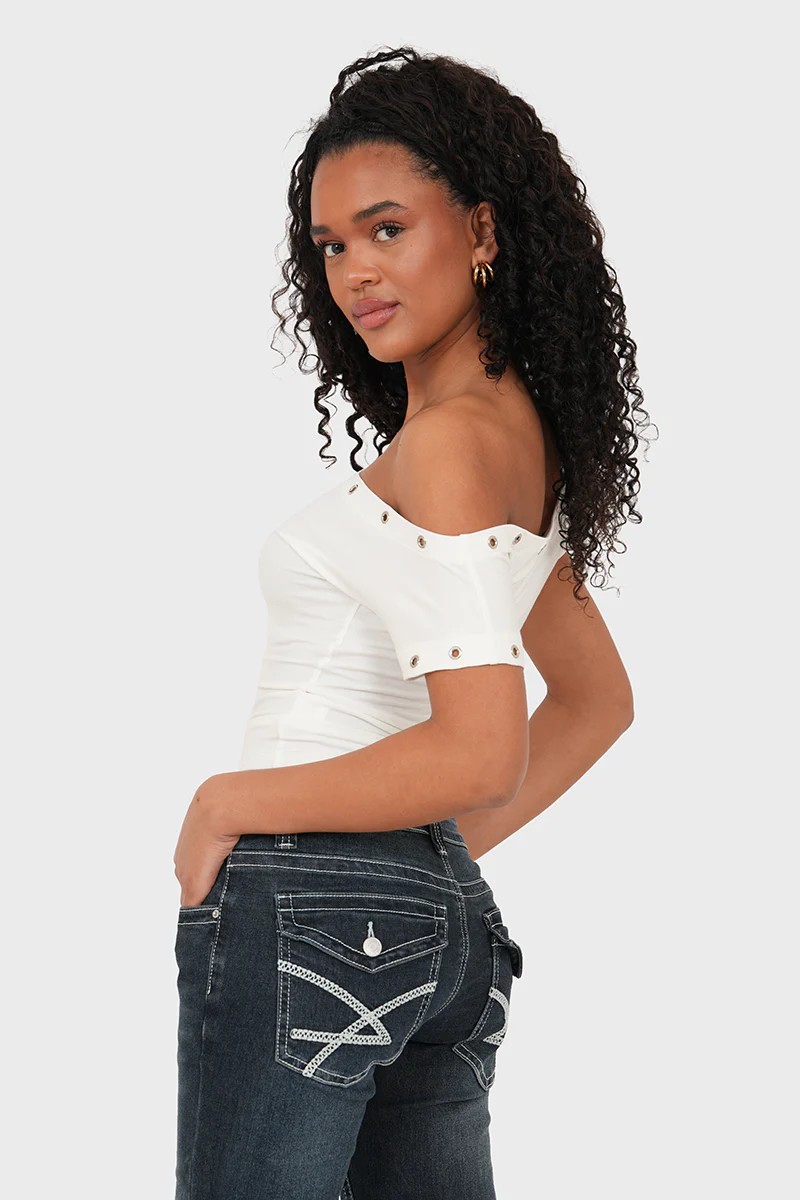 "Zaya" top white - Image 3